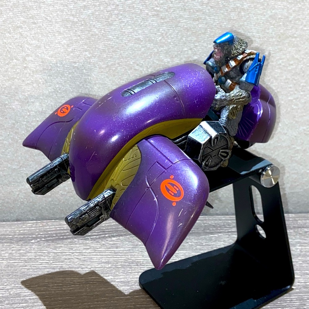 HALO 2 Ghost Vehicle W/ Brute Figure Toy By Joy Ride Studios
